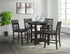 Amherst Brown 5 Piece Counter Height Dining Set