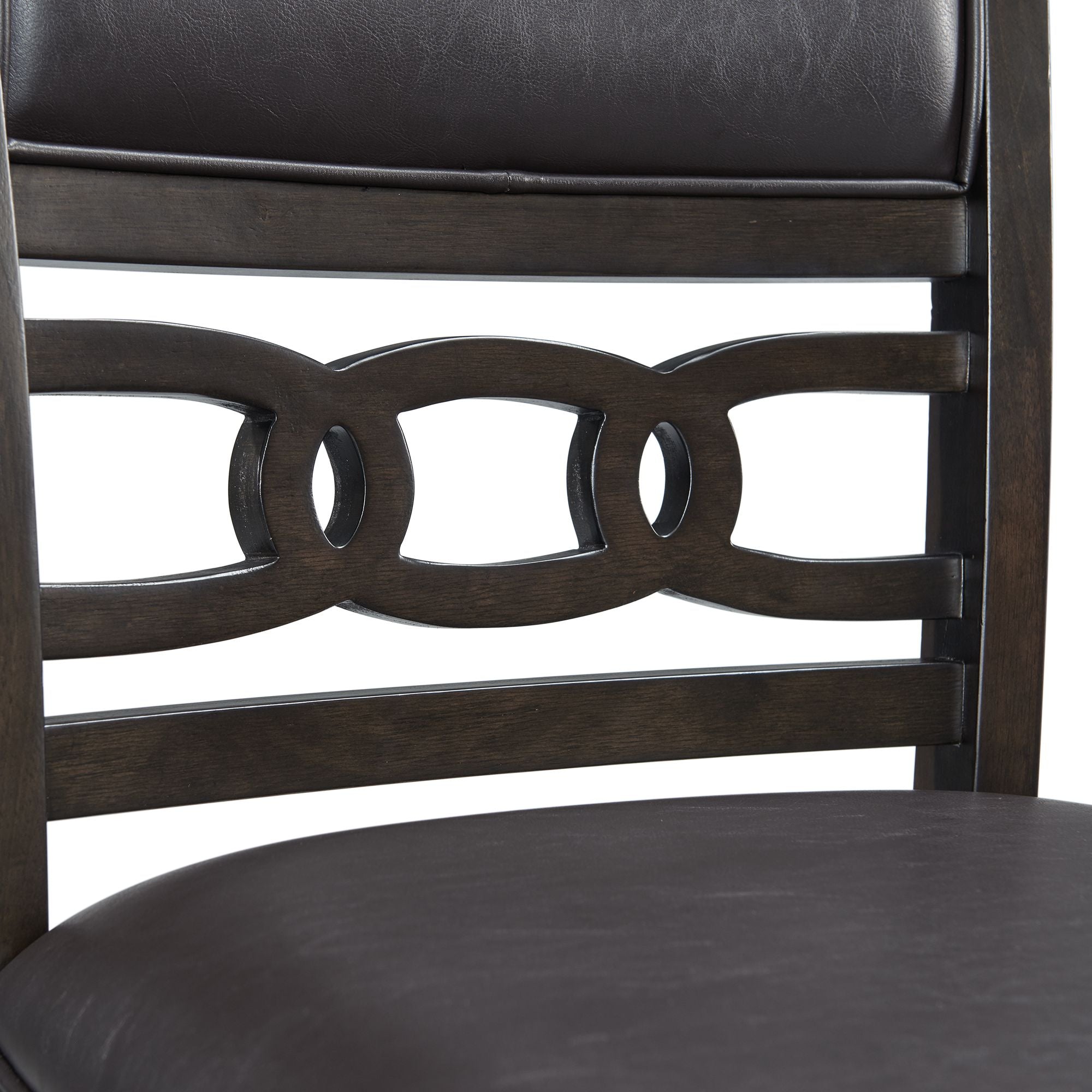 Amherst Brown 5 Piece Counter Height Dining Set - Adams Furniture
