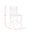 Amherst White 5 Piece Counter Height Dining Set