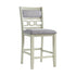 Amherst White 5 Piece Counter Height Dining Set
