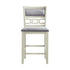 Amherst White 5 Piece Counter Height Dining Set