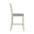 Amherst White 5 Piece Counter Height Dining Set