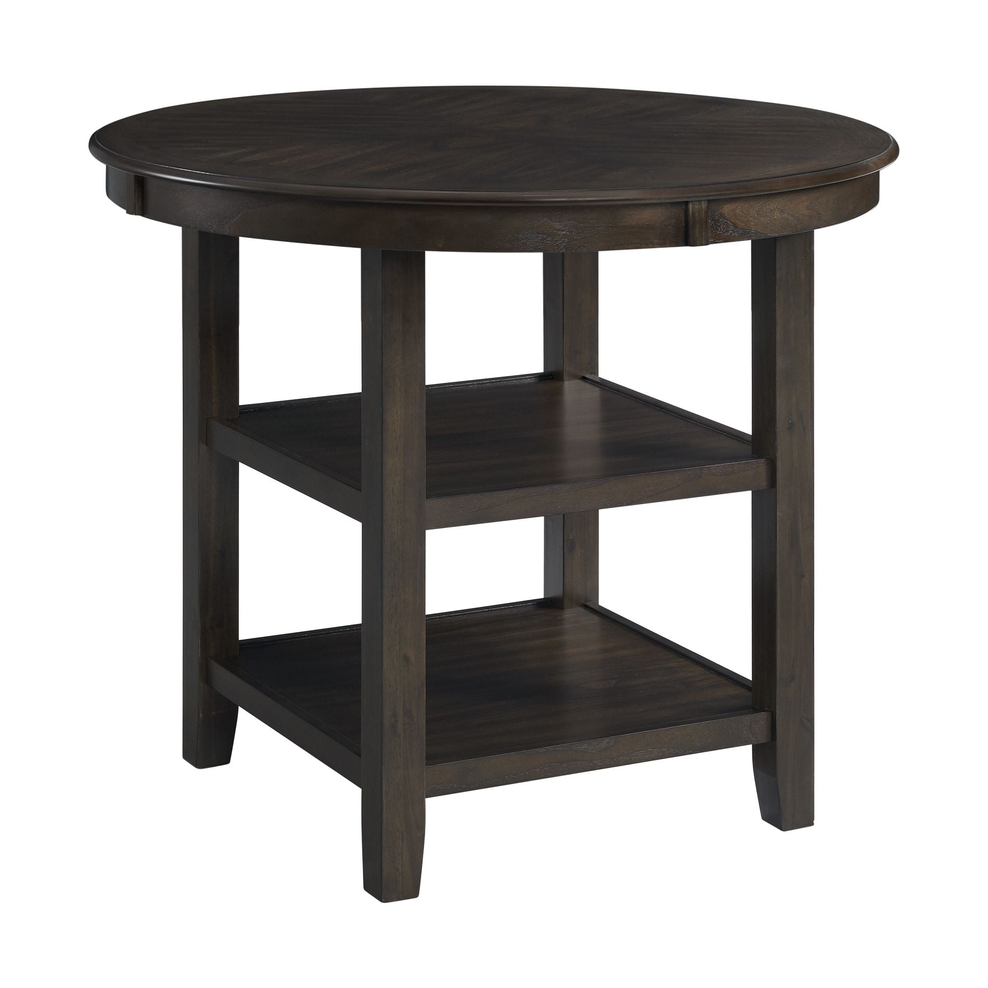 Amherst Brown 5 Piece Counter Height Dining Set - Adams Furniture