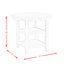 Amherst White 5 Piece Counter Height Dining Set
