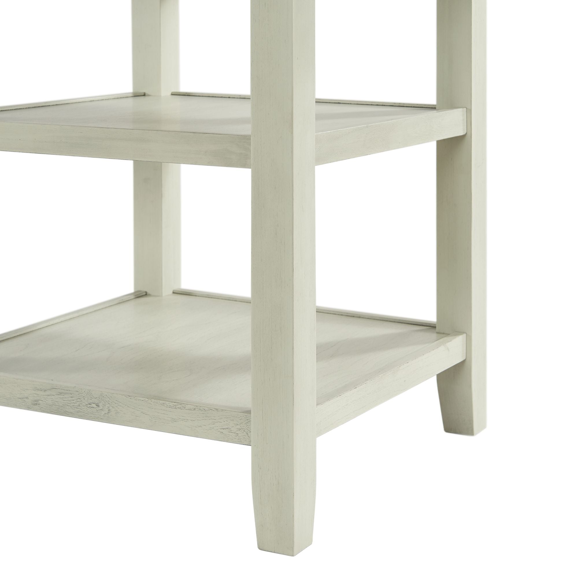 Amherst White Counter Height Dining Table - Adams Furniture