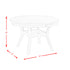 Amherst White 5 Piece Dining Set