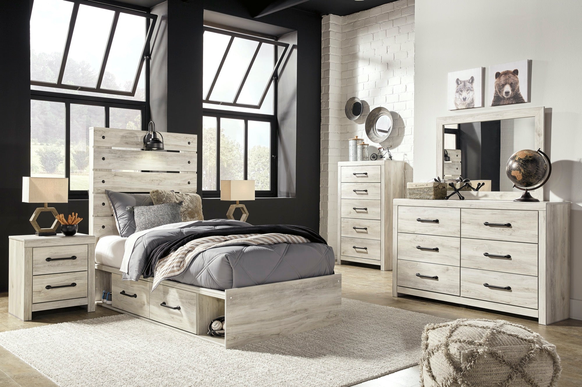 Cambeck Twin 5 Piece Bedroom Set