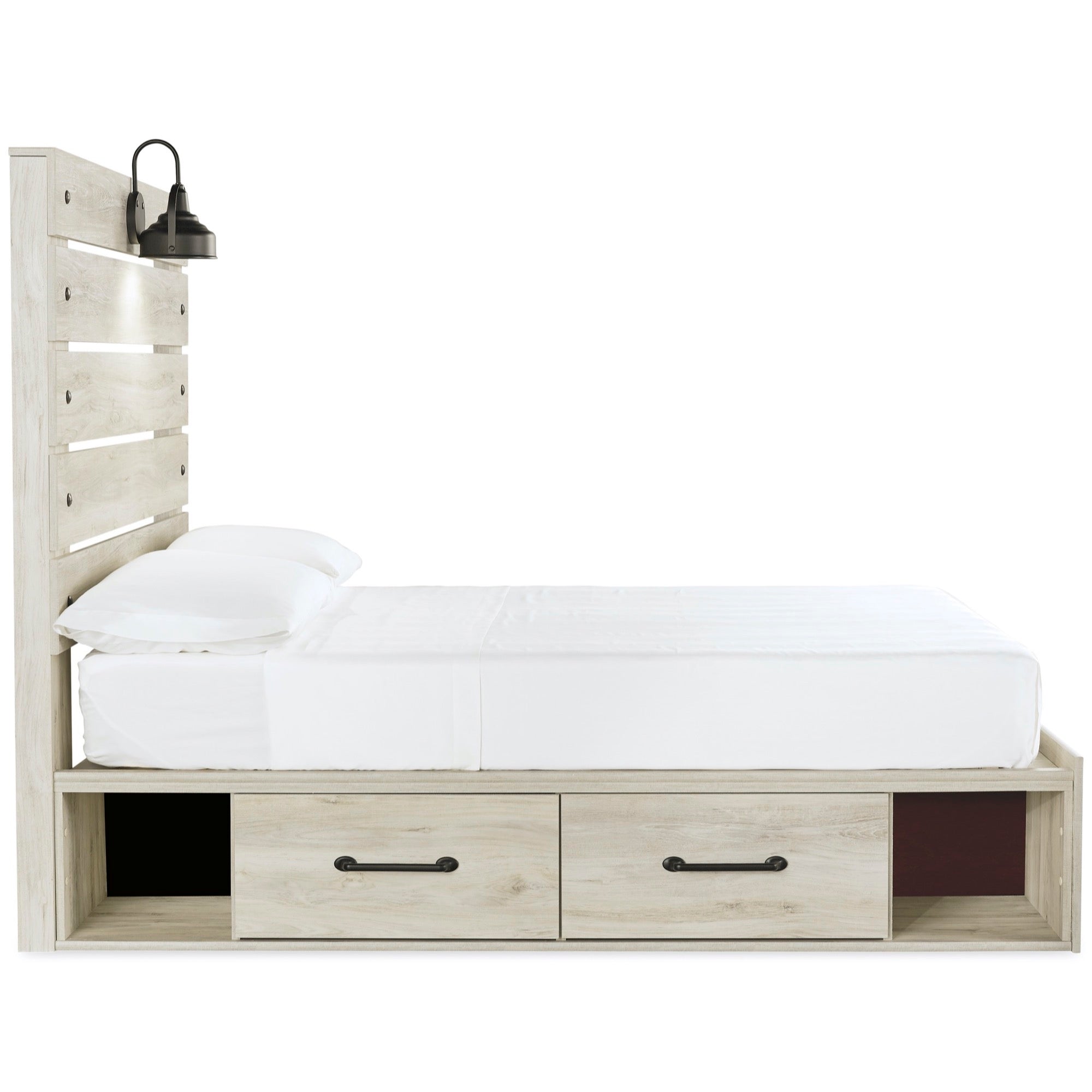 Cambeck Full Panel Bed with 2 Storage Drawers