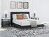 Carter Black Queen Upholstered Bed
