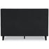 Carter Black Queen Upholstered Bed