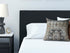 Carter Black Queen Upholstered Bed