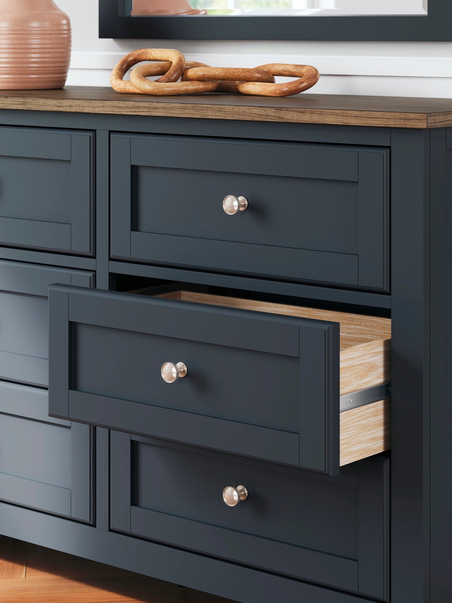 Logan Dresser & Mirror - Adams Furniture