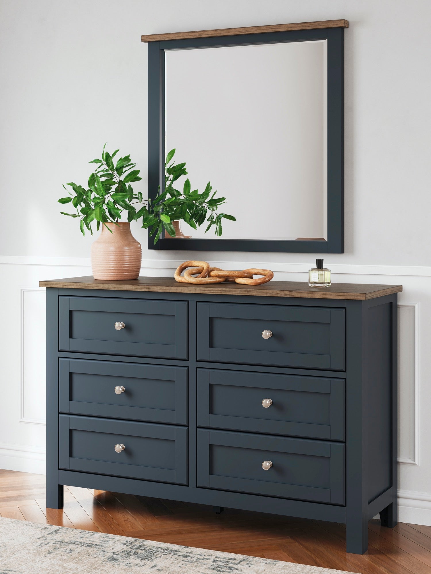 Logan Dresser & Mirror - Adams Furniture