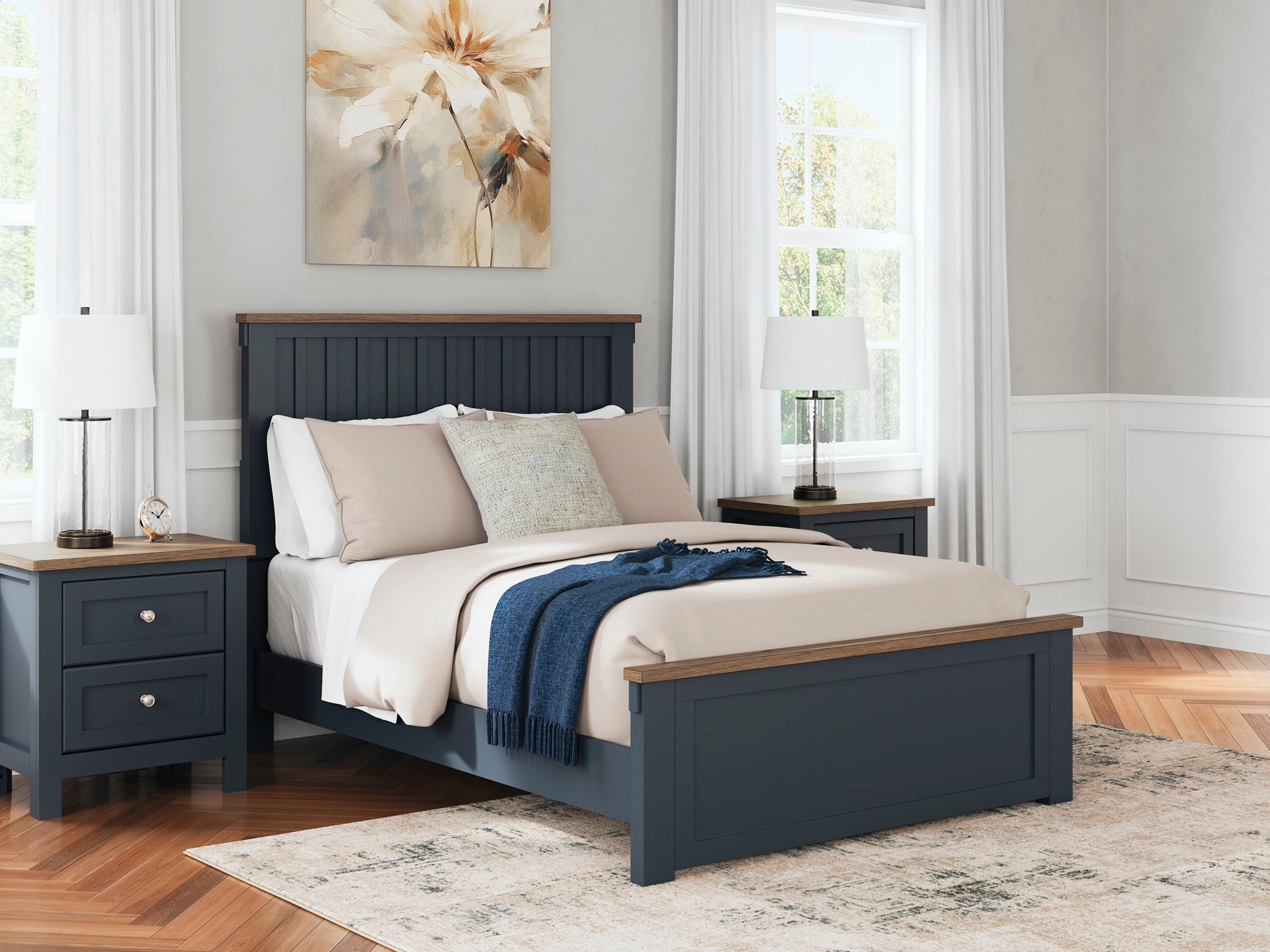 Logan Full 5 Piece Bedroom Set - Adams Furniture