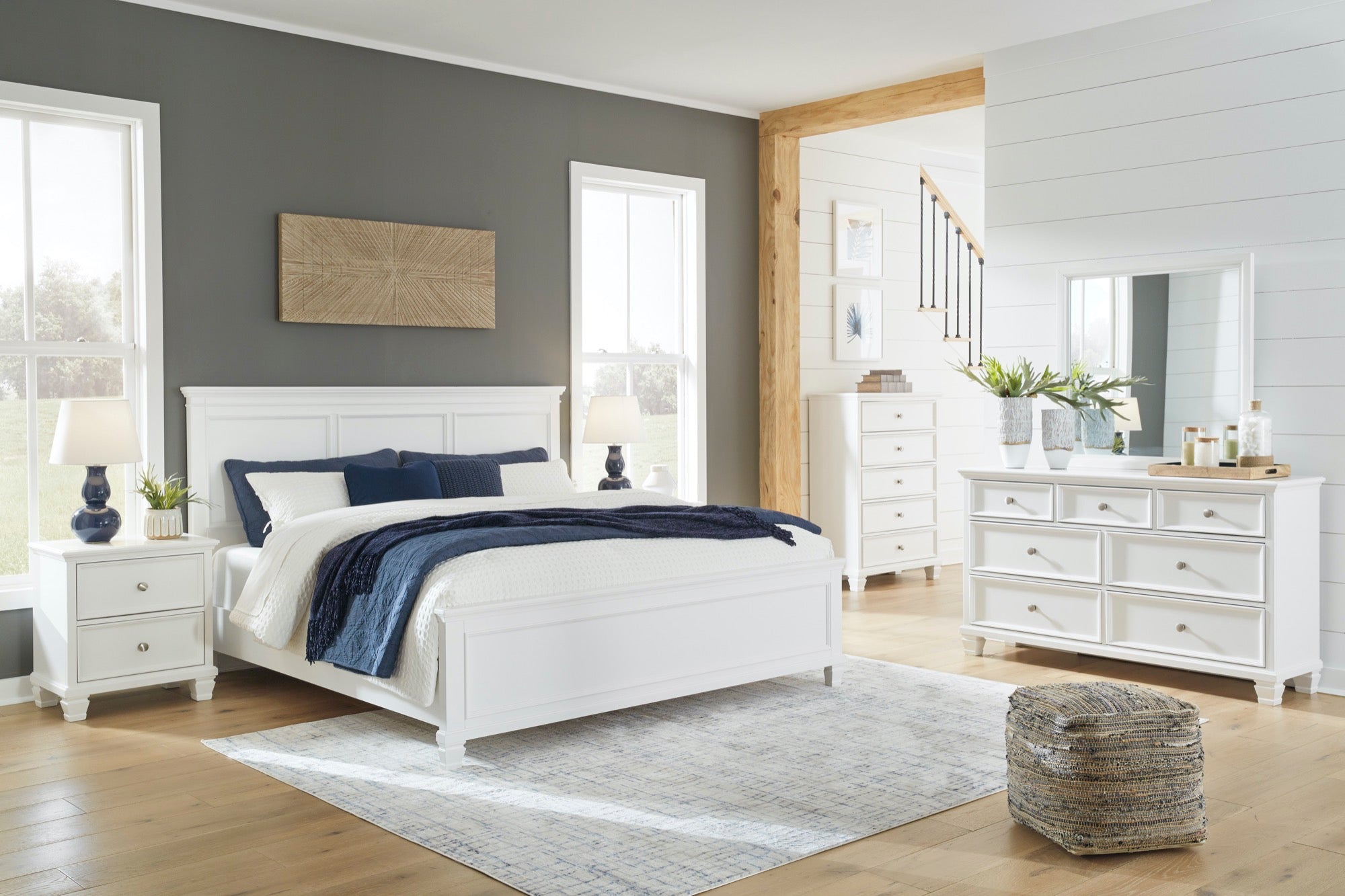 Fortman Queen 5 Piece Bedroom Set - Adams Furniture