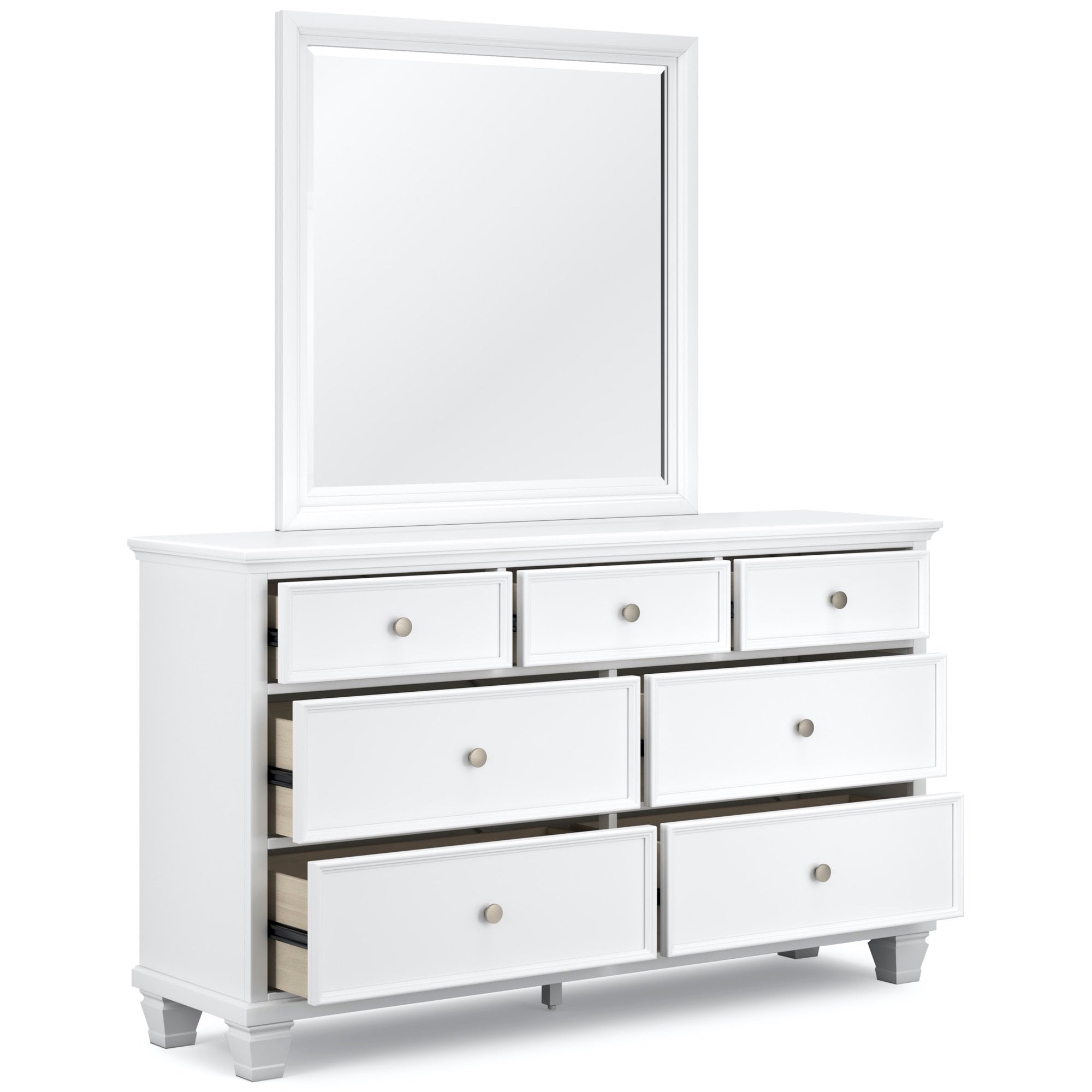 Fortman Dresser & Mirror - Adams Furniture