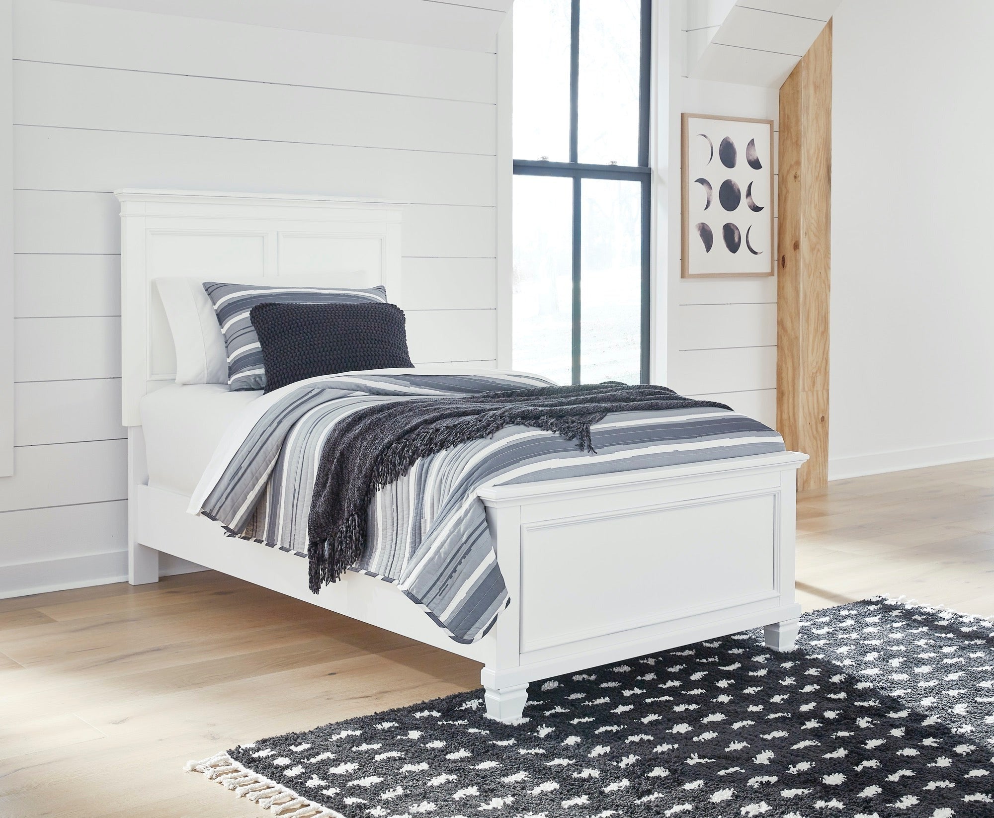 Fortman Twin Bed - Adams Furniture