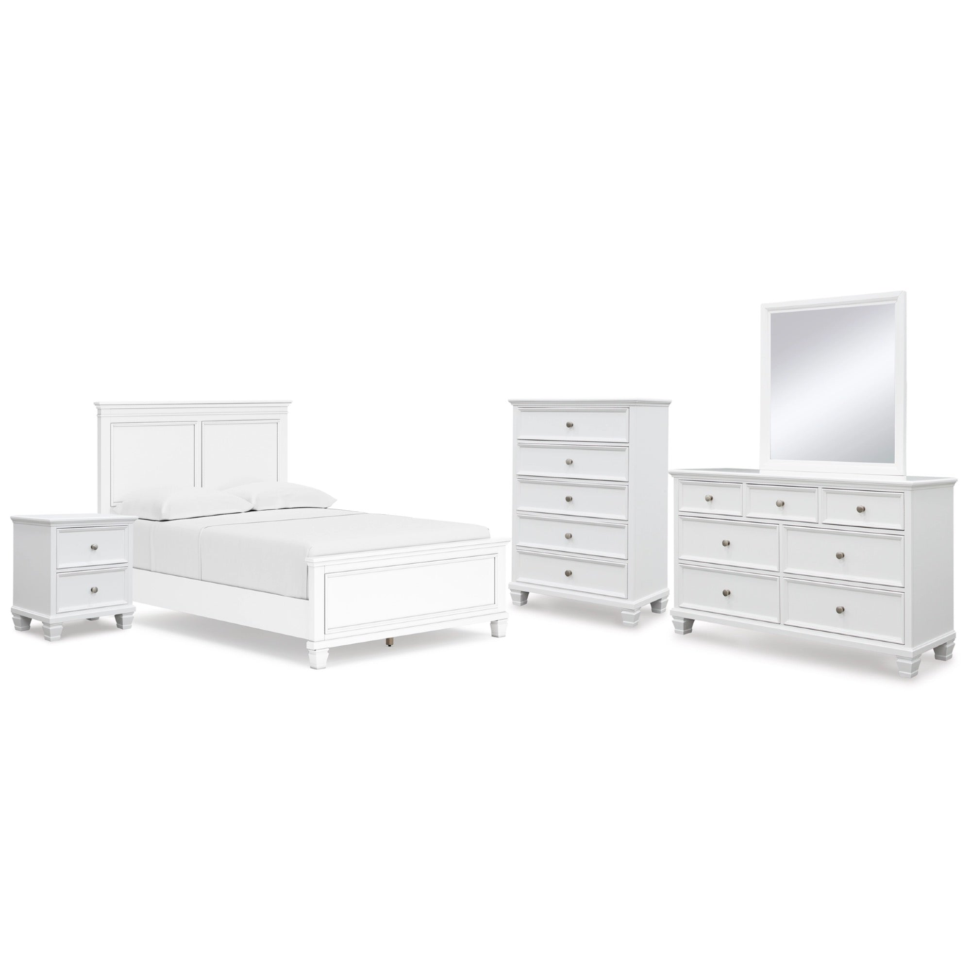 Fortman Full 5 Piece Bedroom Set - Adams Furniture