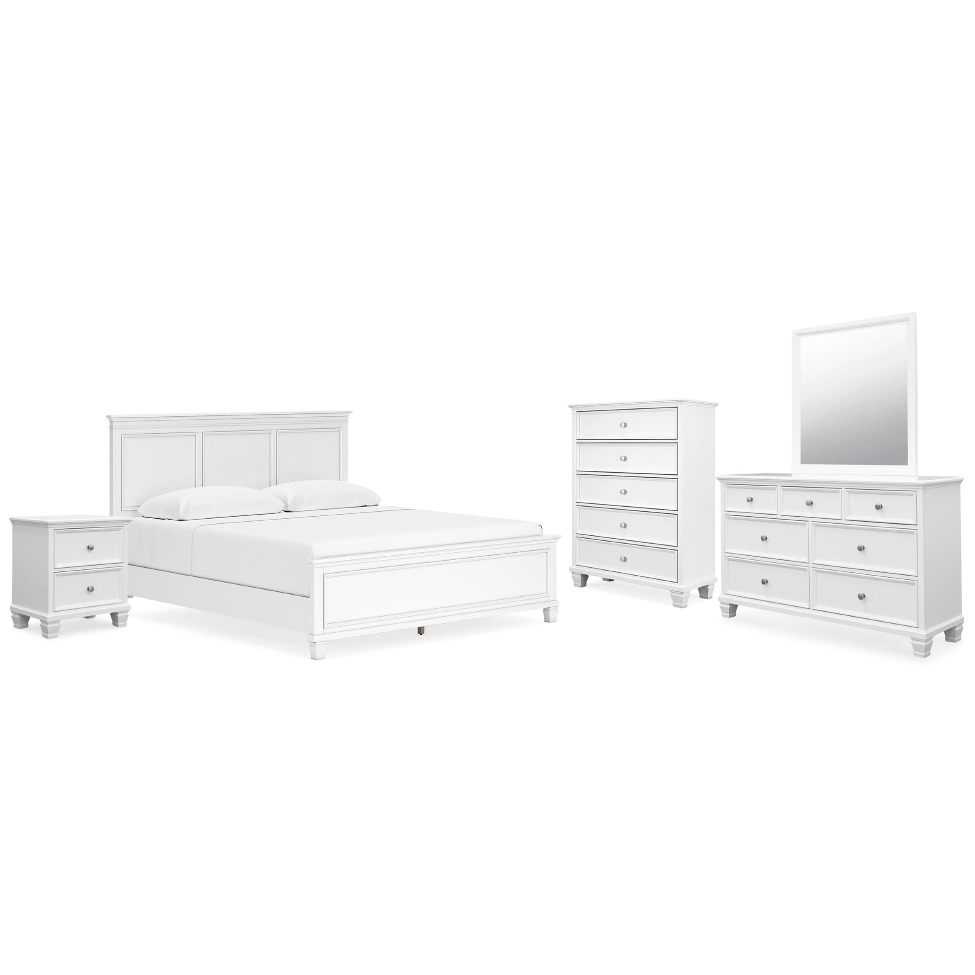 Fortman King 5 Piece Bedroom Set - Adams Furniture
