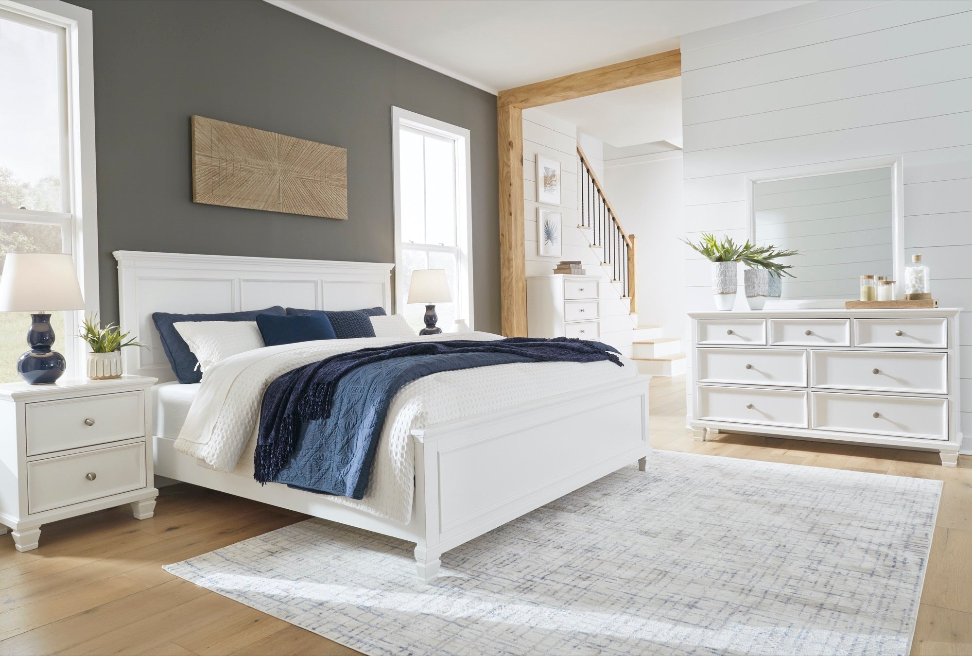 Fortman Queen Bed - Adams Furniture