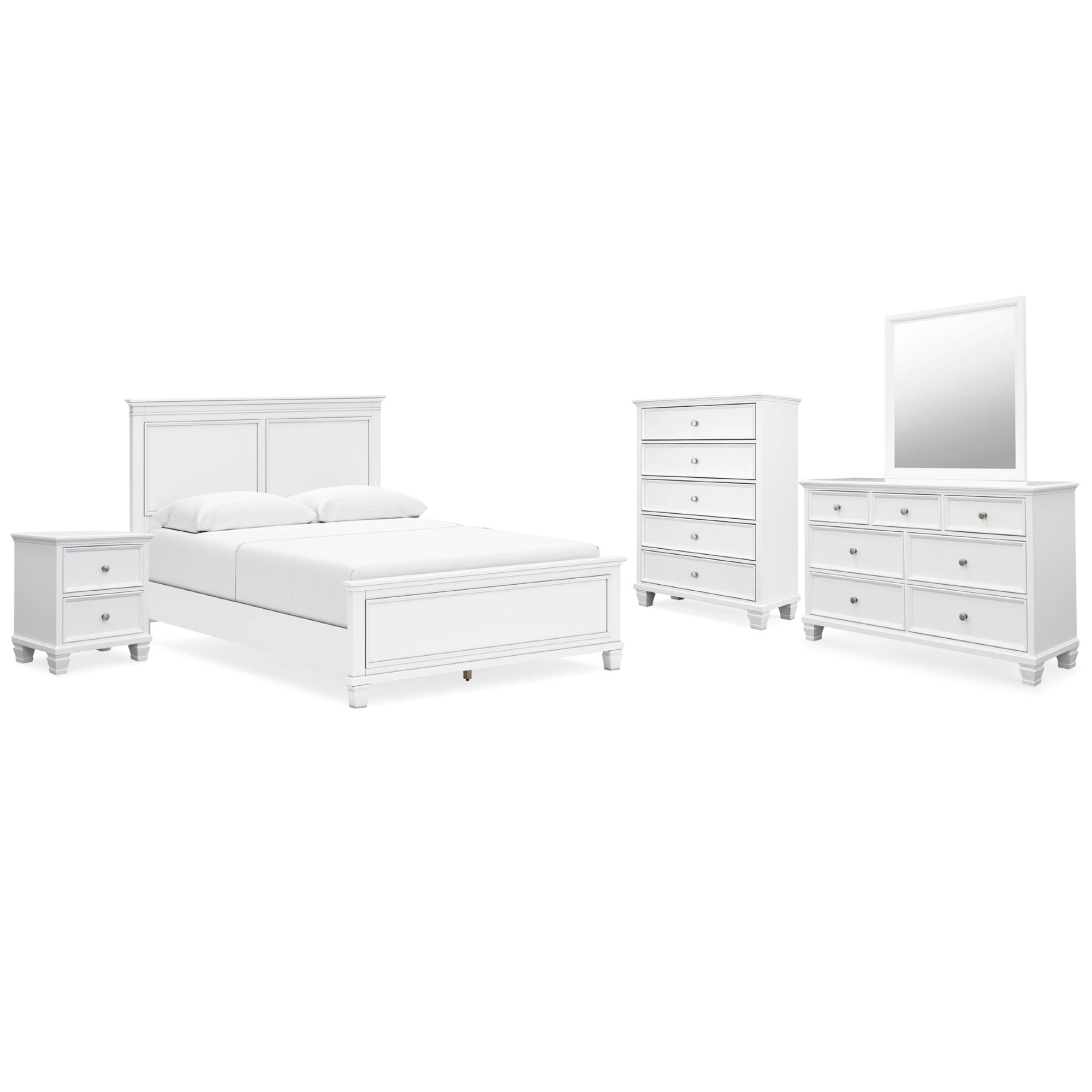 Fortman Queen 5 Piece Bedroom Set - Adams Furniture