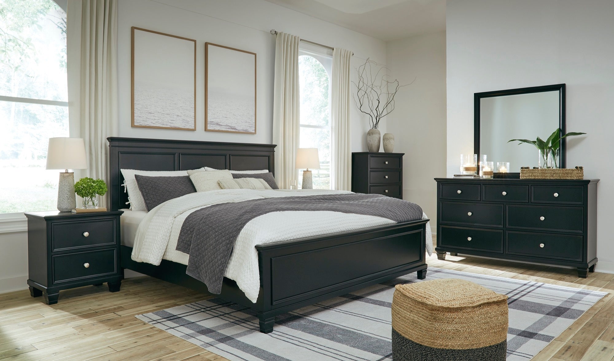 Lanolee King 5 Piece Bedroom Set - Adams Furniture