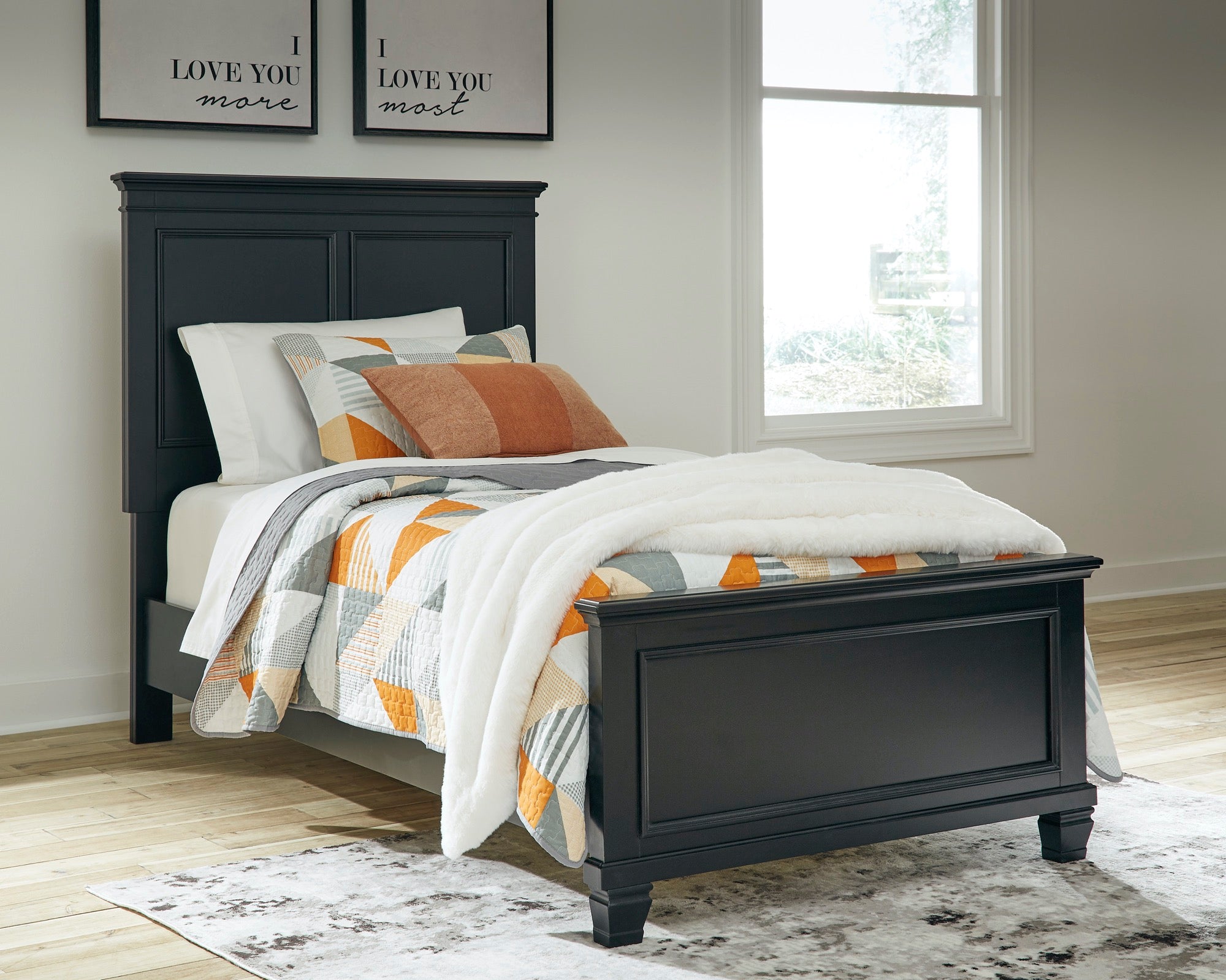Lanolee Twin 5 Piece Bedroom Set - Adams Furniture