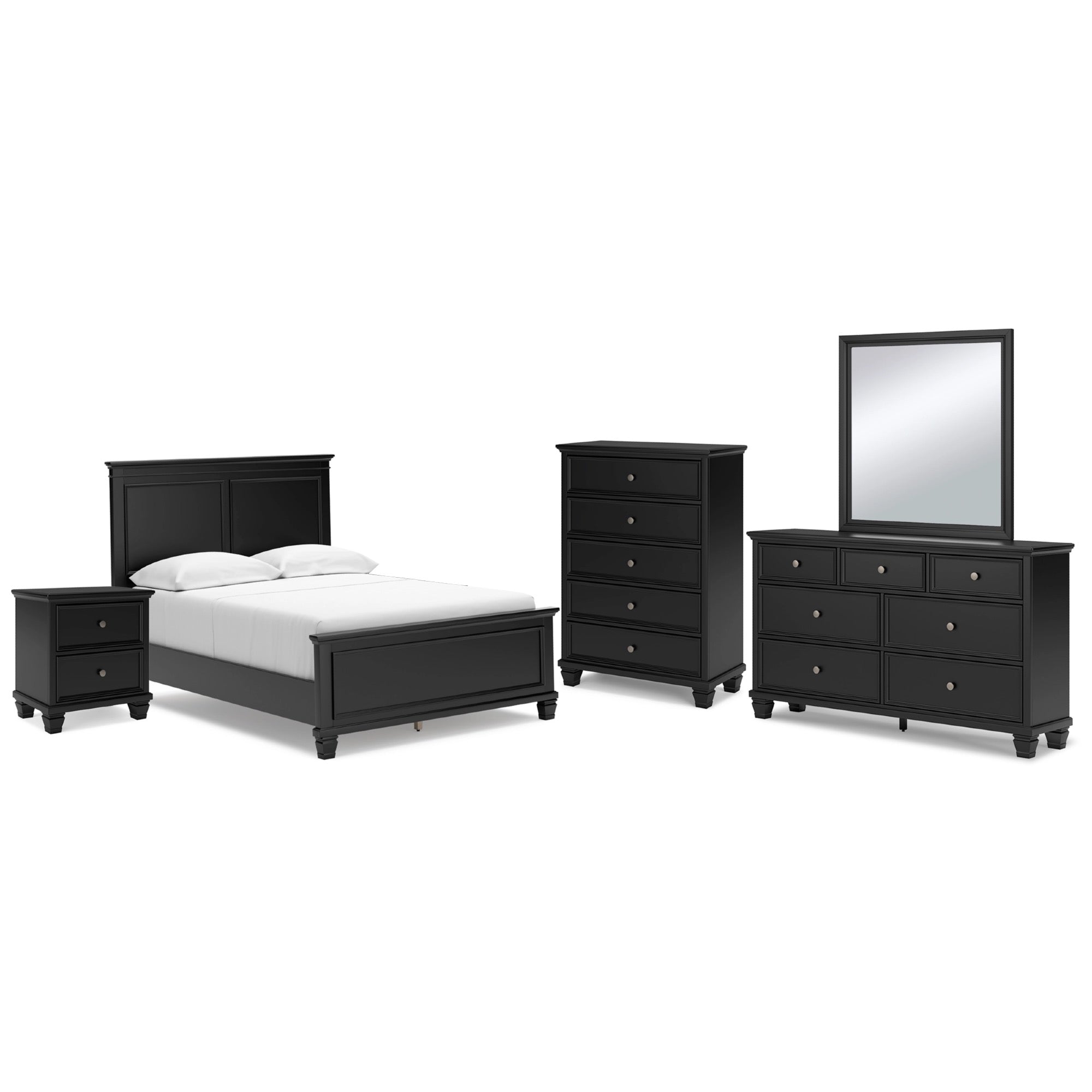 Lanolee Full 5 Piece Bedroom Set - Adams Furniture