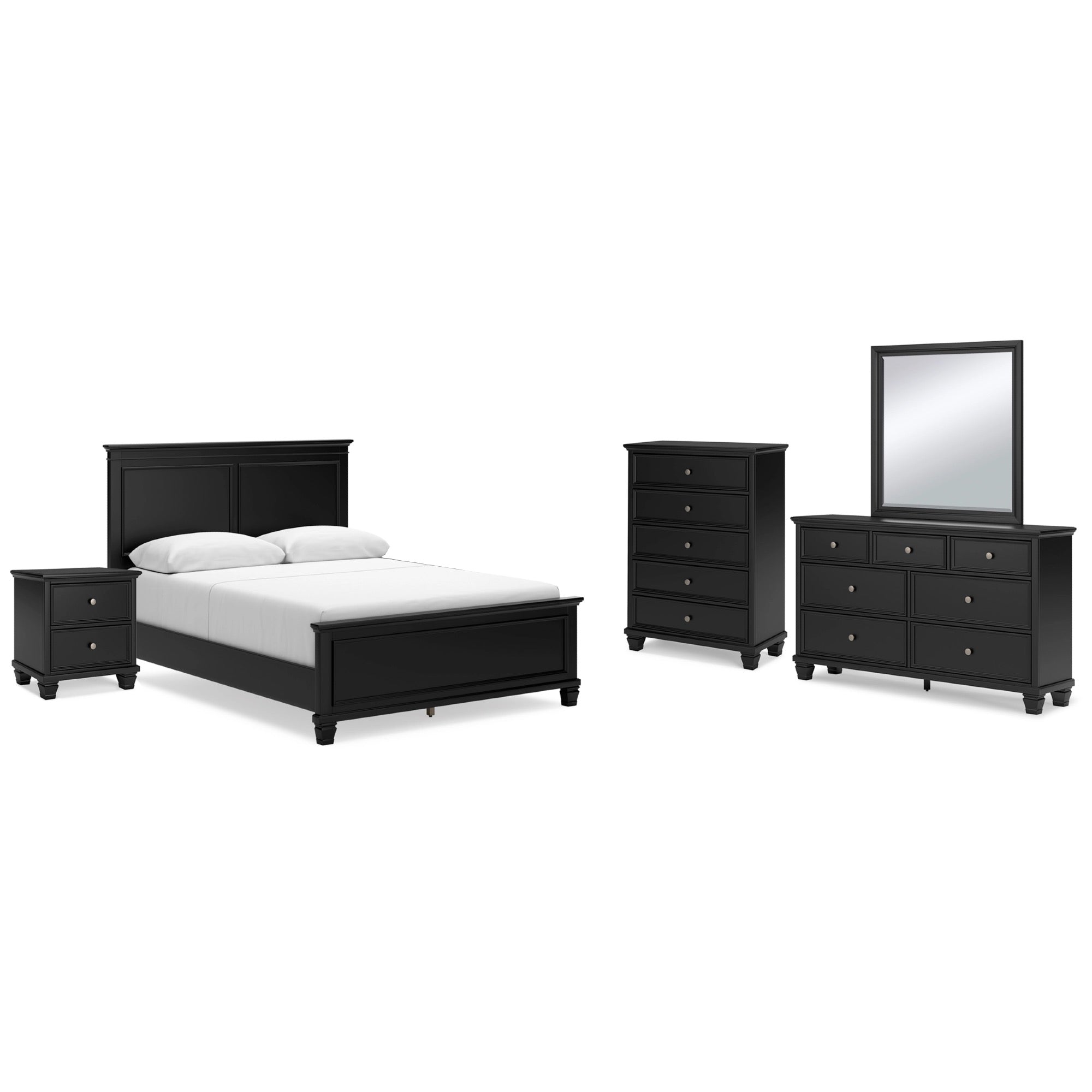 Lanolee Queen 5 Piece Bedroom Set - Adams Furniture