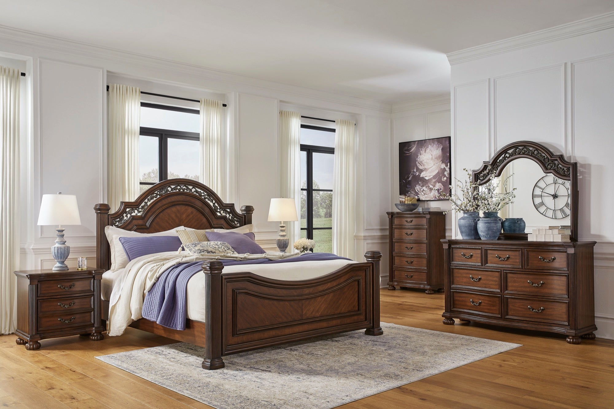 Lavinton King 5 Piece Bedroom Set - Adams Furniture
