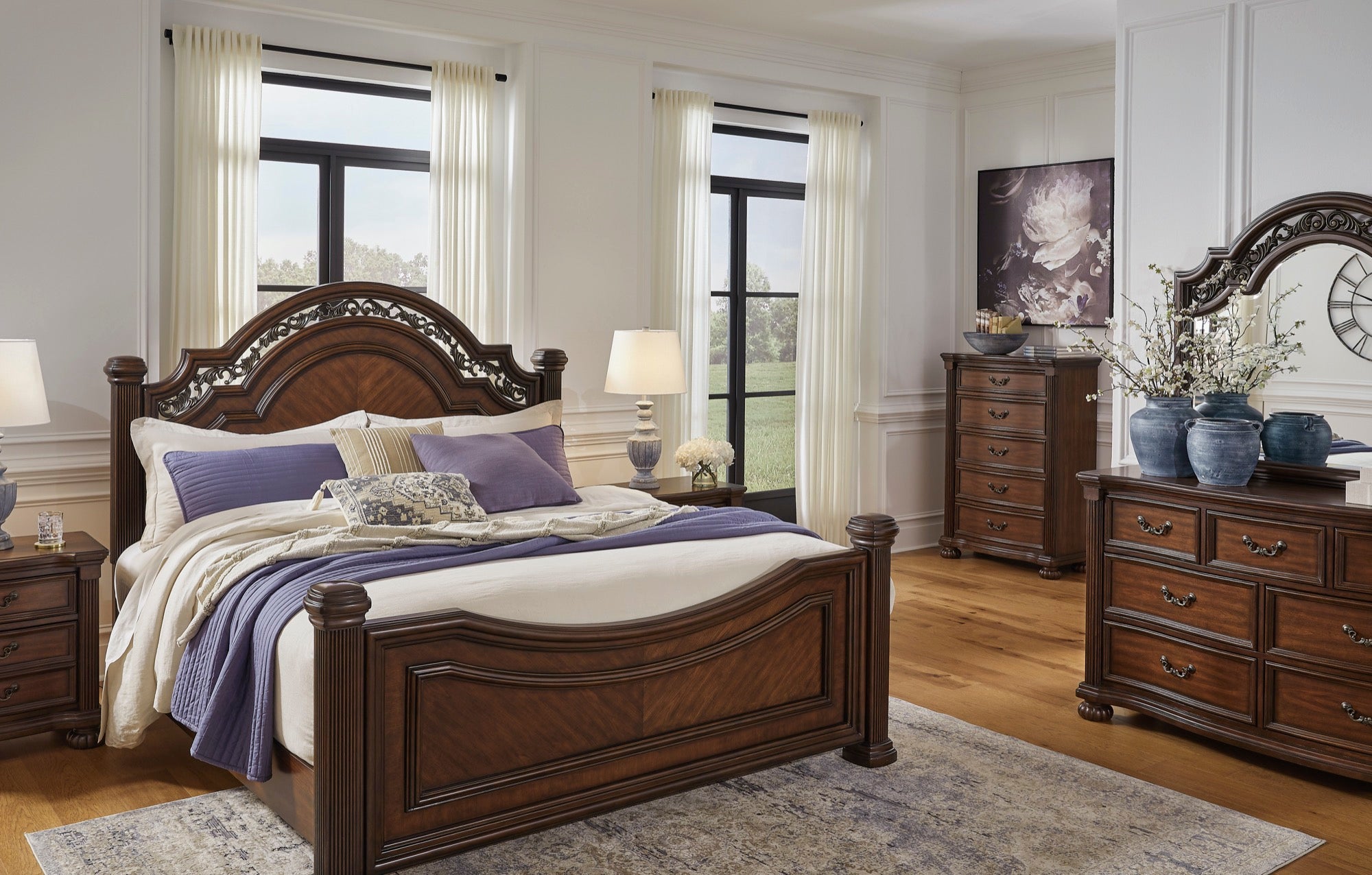 Lavinton King 5 Piece Bedroom Set - Adams Furniture