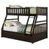 Lisbon Twin over Full Bunk Bed with Mattress Trundle