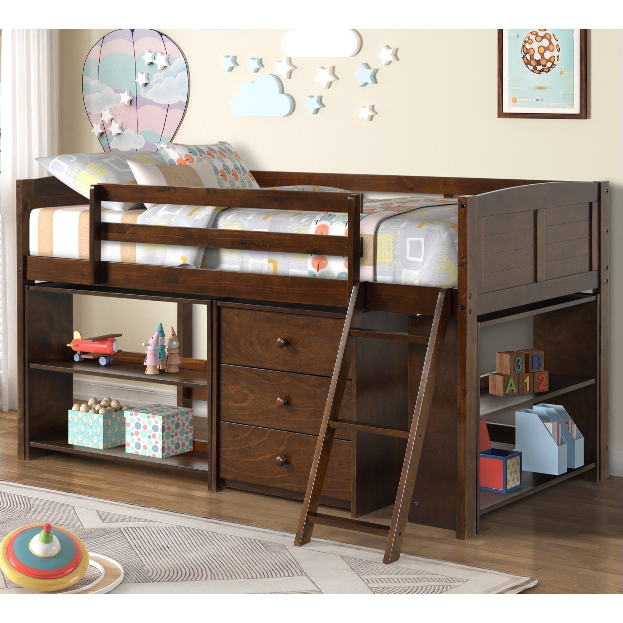 Sydney Twin Loft Bed - Adams Furniture