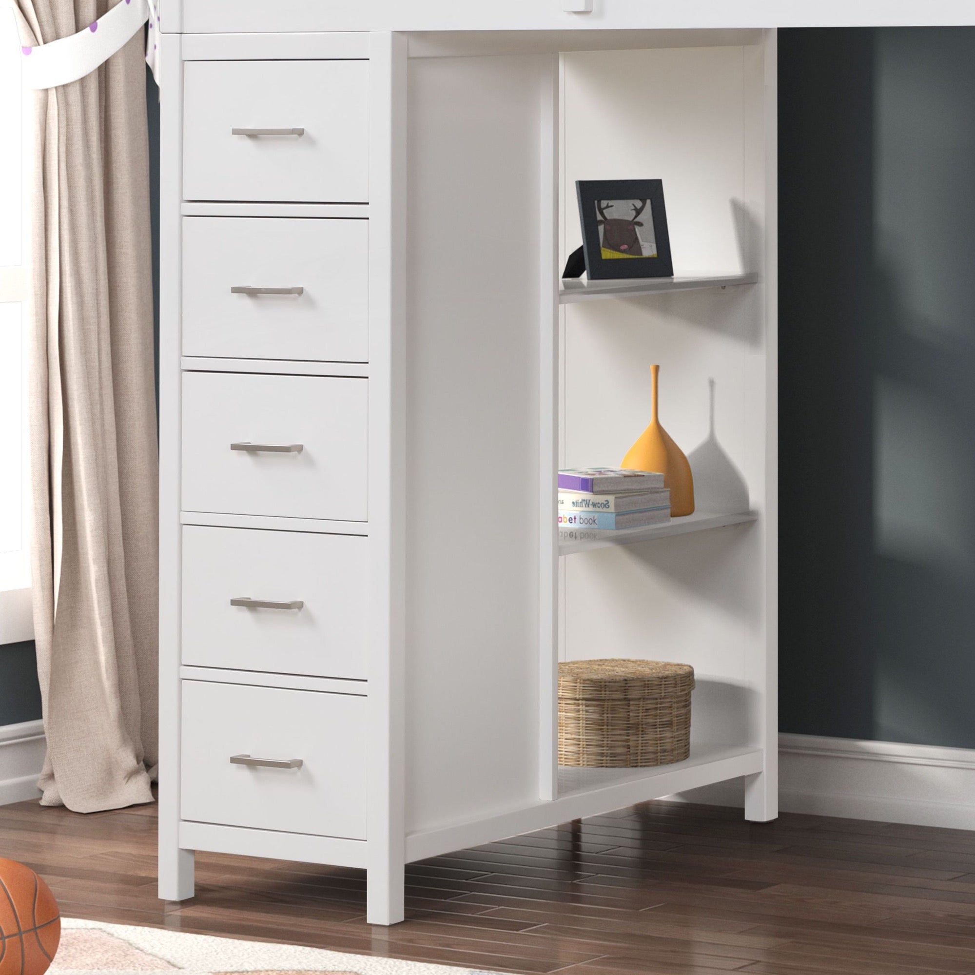 Paris Twin Loft Bed - Adams Furniture