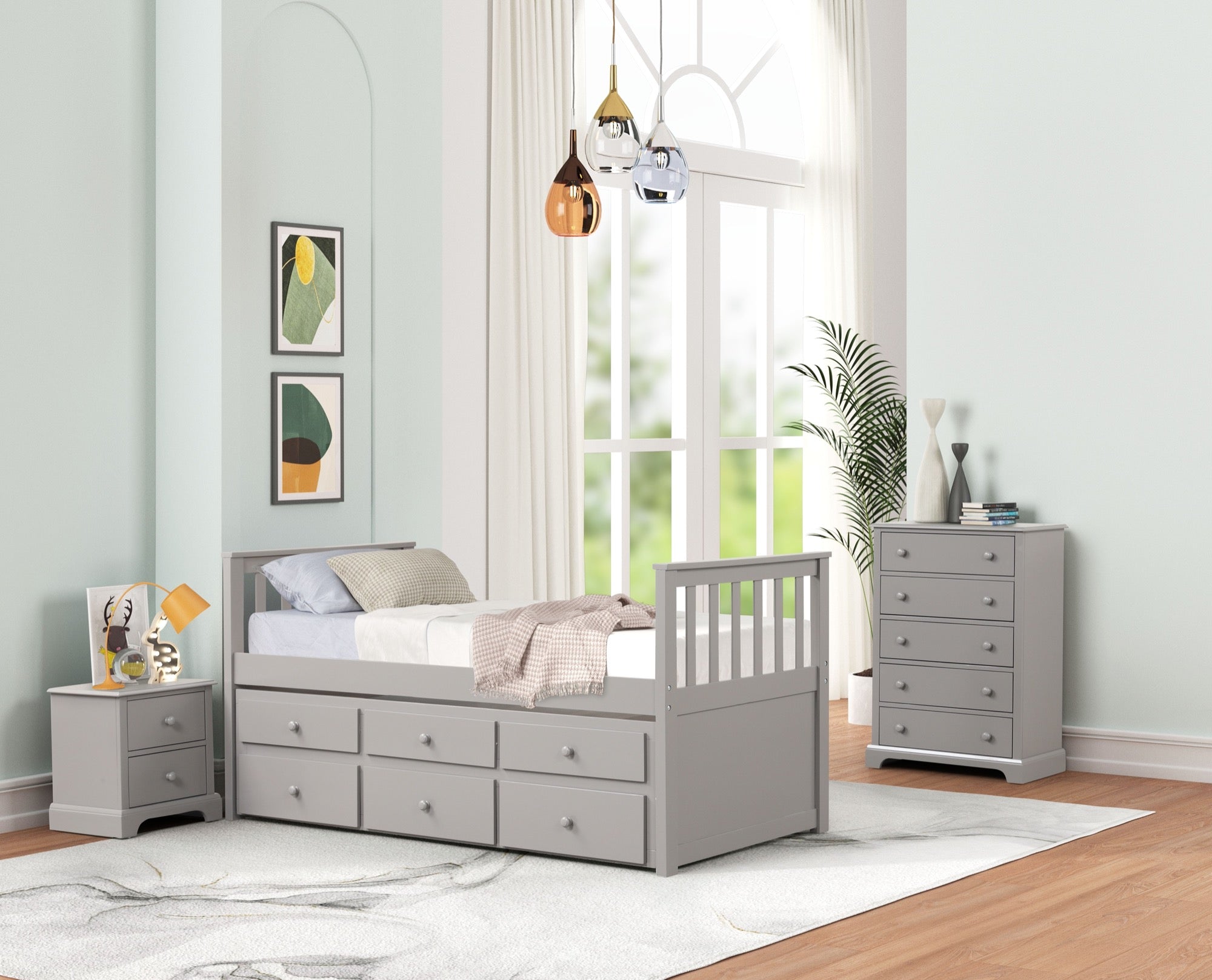 Jackson Captains Bed - Adams Furniture