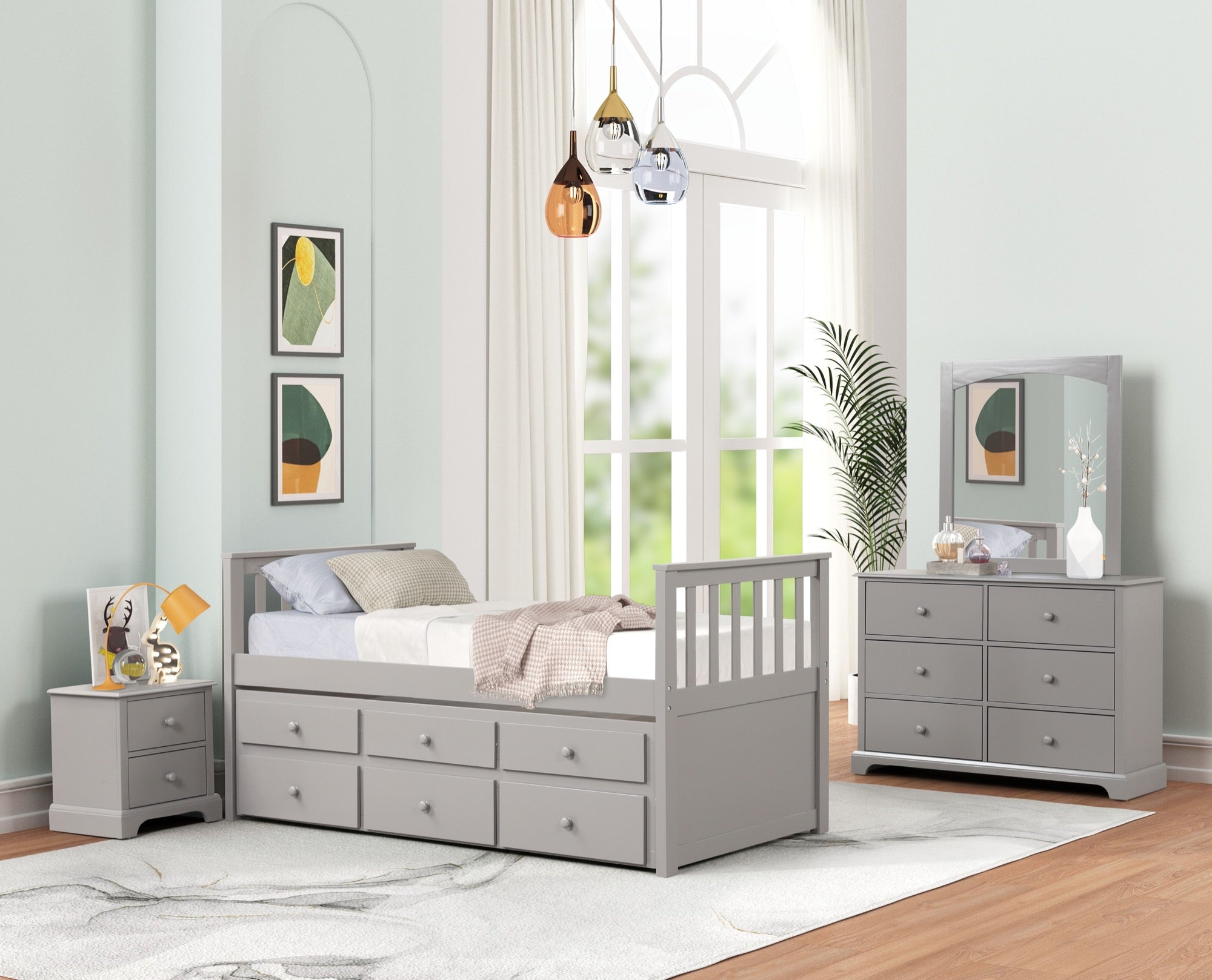 Jackson Captains Bed - Adams Furniture