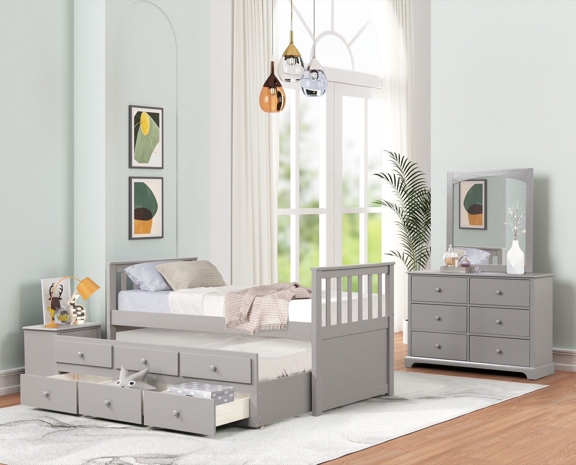Jackson Captains Bed - Adams Furniture