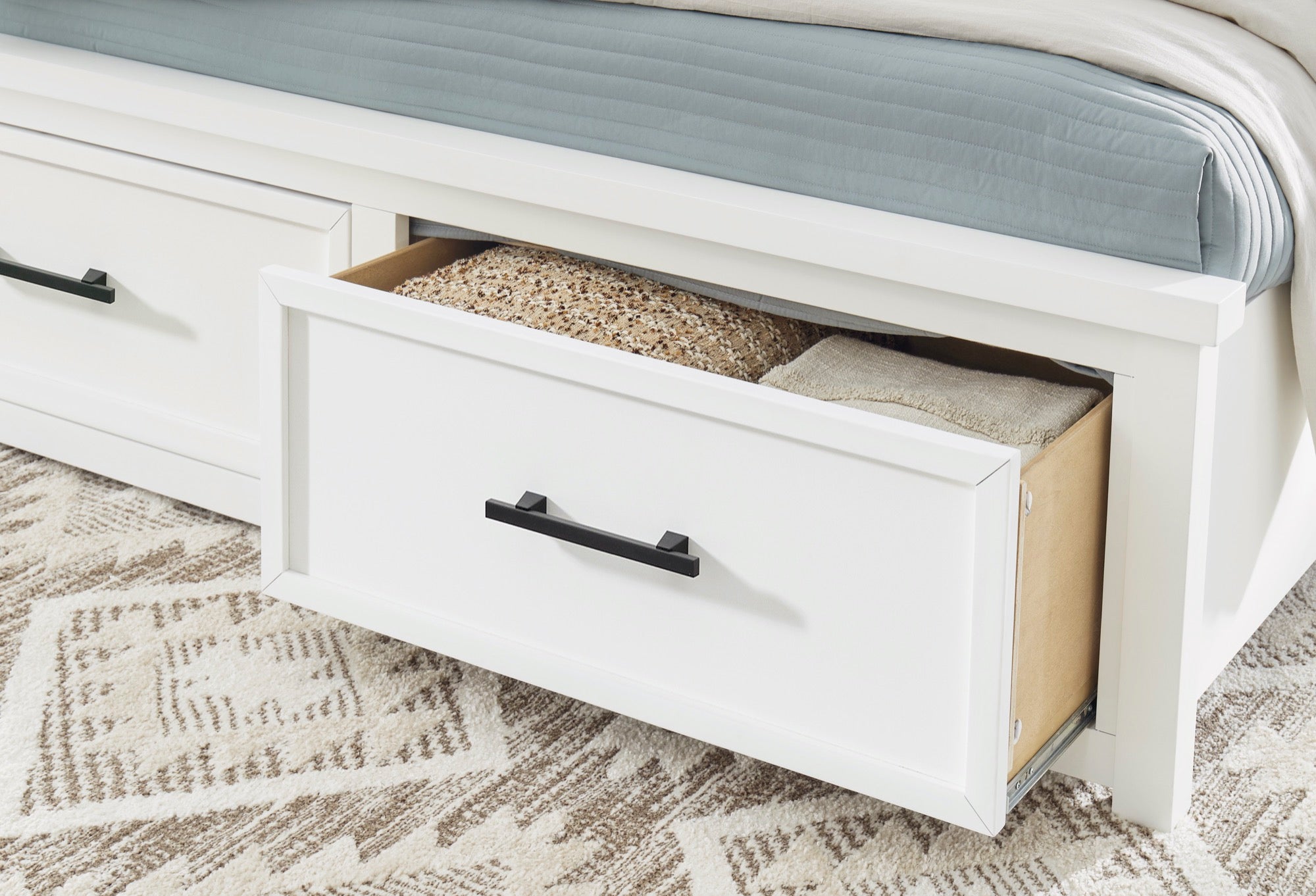 Asher King Storage Bed - Adams Furniture