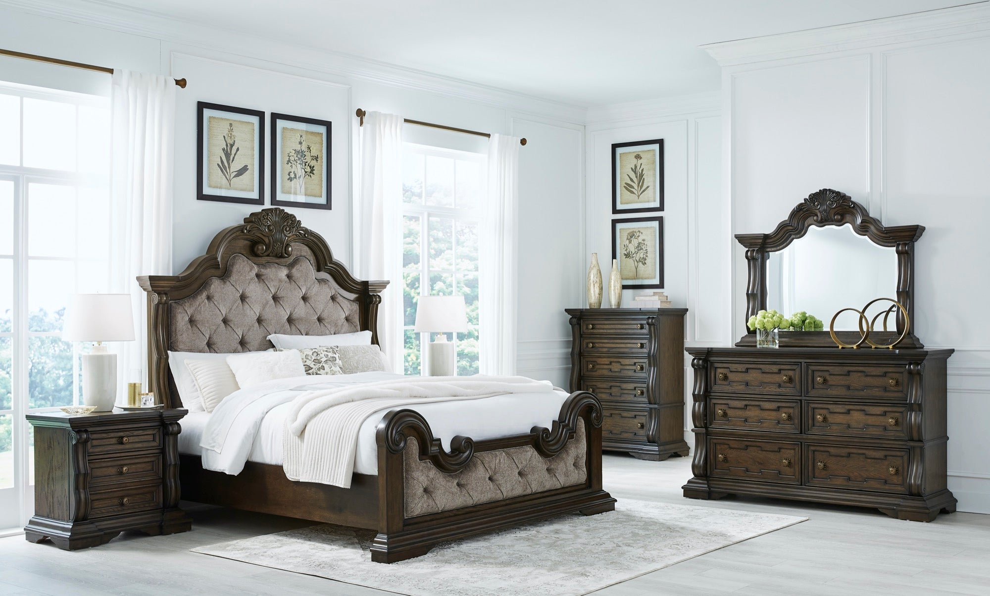 Madelyn King 5 Piece Bedroom Set - Adams Furniture