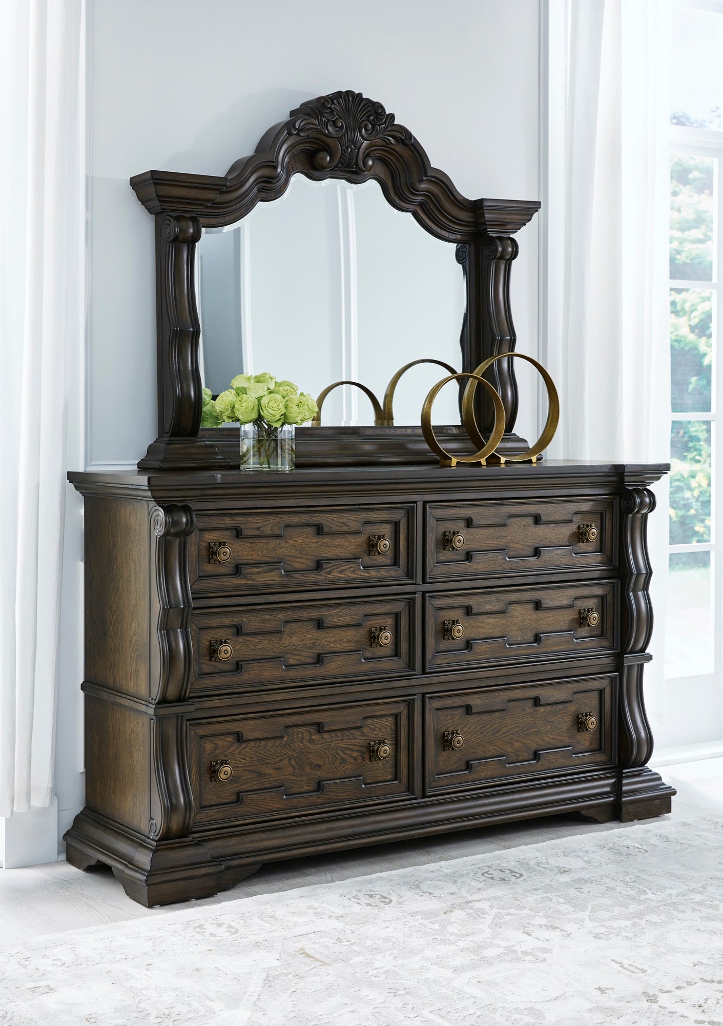 Madelyn Dresser & Mirror - Adams Furniture