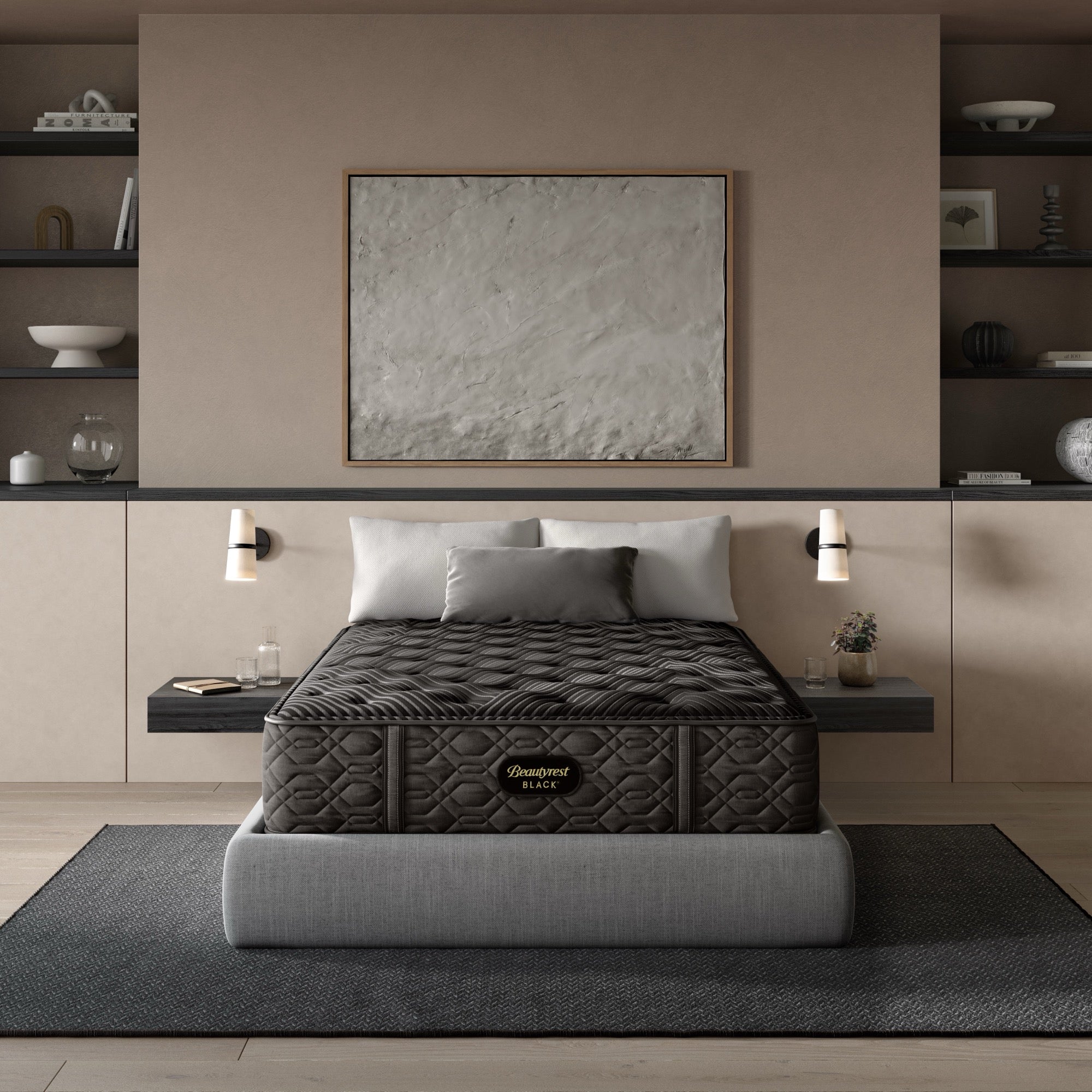 Beautyrest Black Series One Medium Firm King Mattress - Adams Furniture