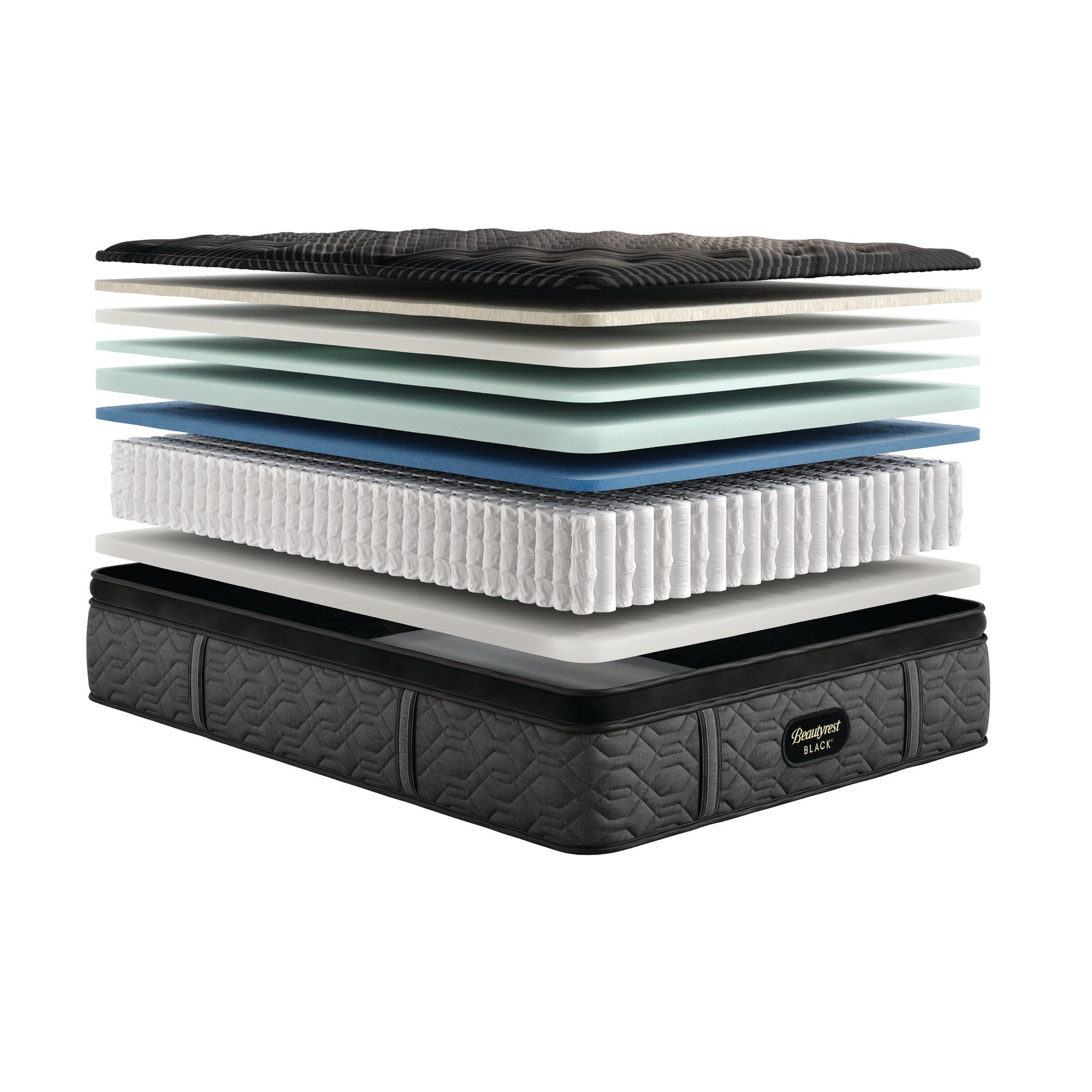 Beautyrest Black Series One Plush Pillow Top King Mattress - Adams Furniture