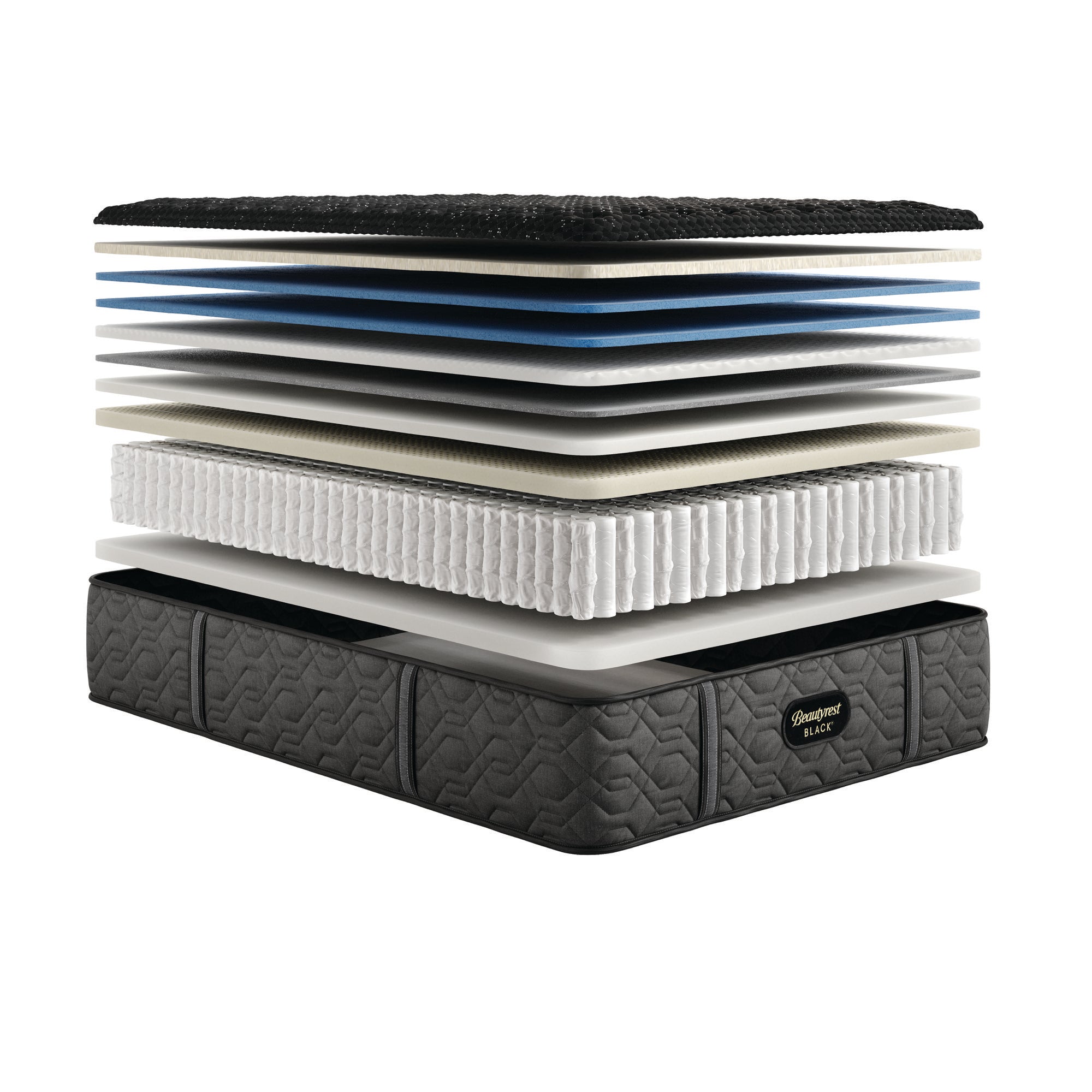 Beautyrest Black Series Three Firm King Mattress - Adams Furniture