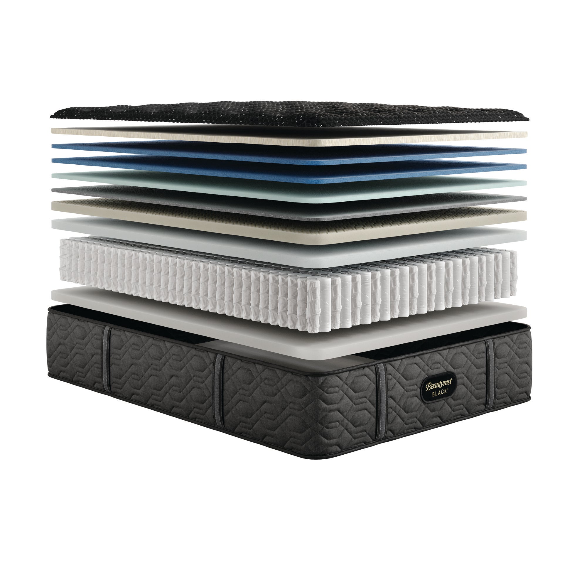 Beautyrest Black Series Three Medium King Mattress - Adams Furniture