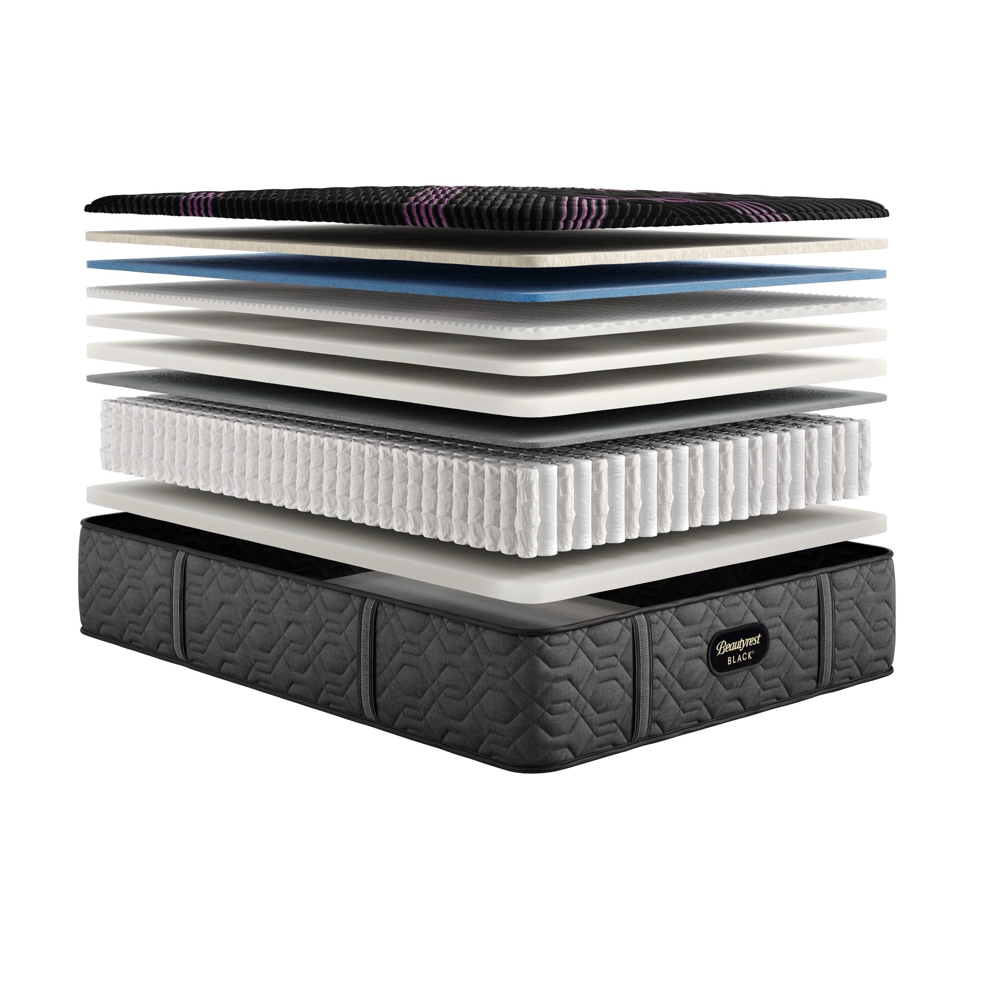 Beautyrest Black Series Two Firm King Mattress - Adams Furniture