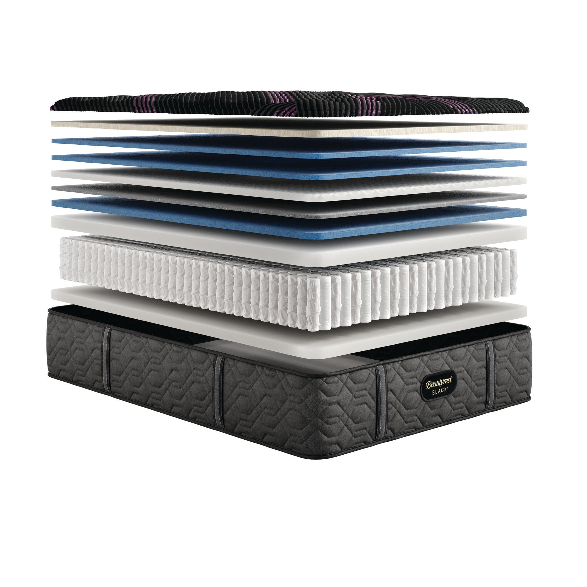 Beautyrest Black Series Two Medium Firm King Mattress - Adams Furniture