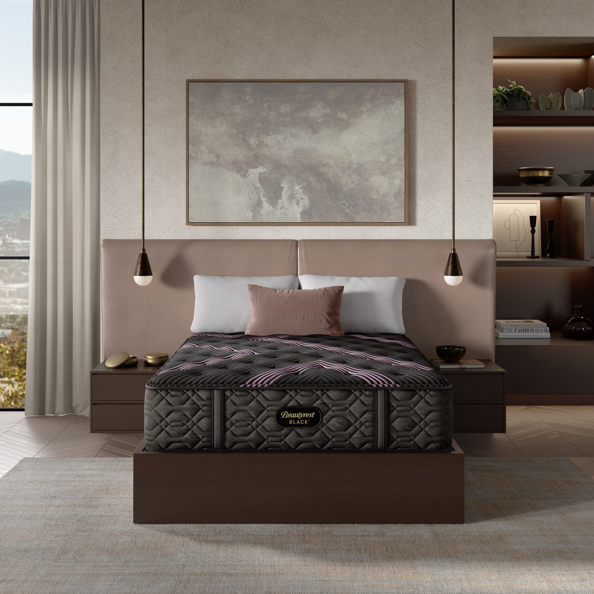 Beautyrest Black Series Two Medium Firm King Mattress - Adams Furniture