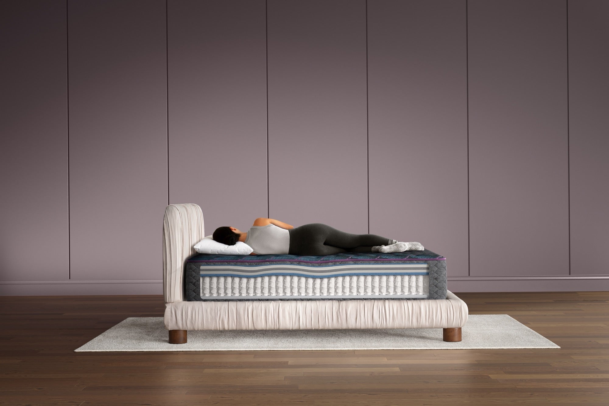 Beautyrest World Class Level 3 Extra Firm King Mattress - Adams Furniture