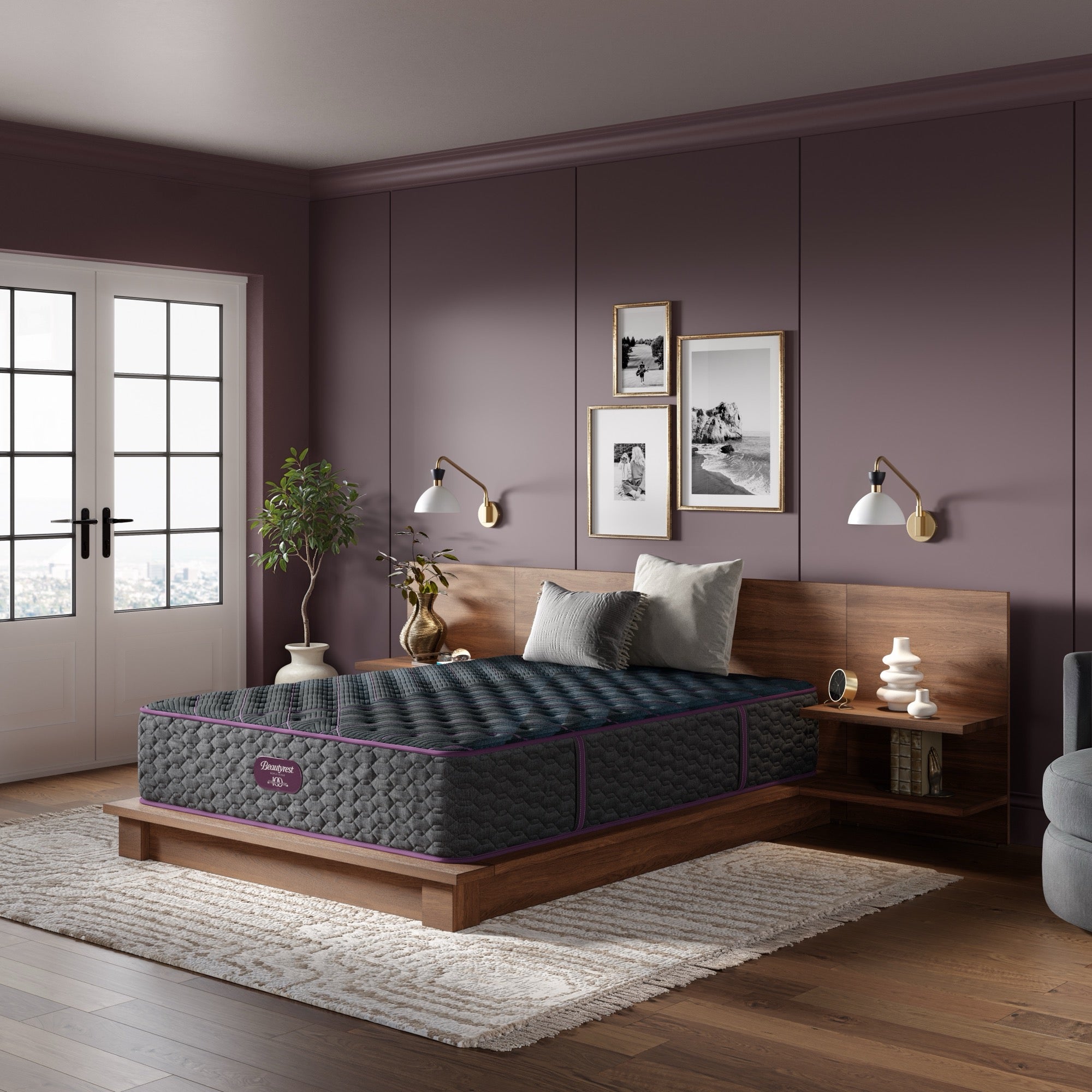 Beautyrest World Class Level 3 Extra Firm King Mattress - Adams Furniture