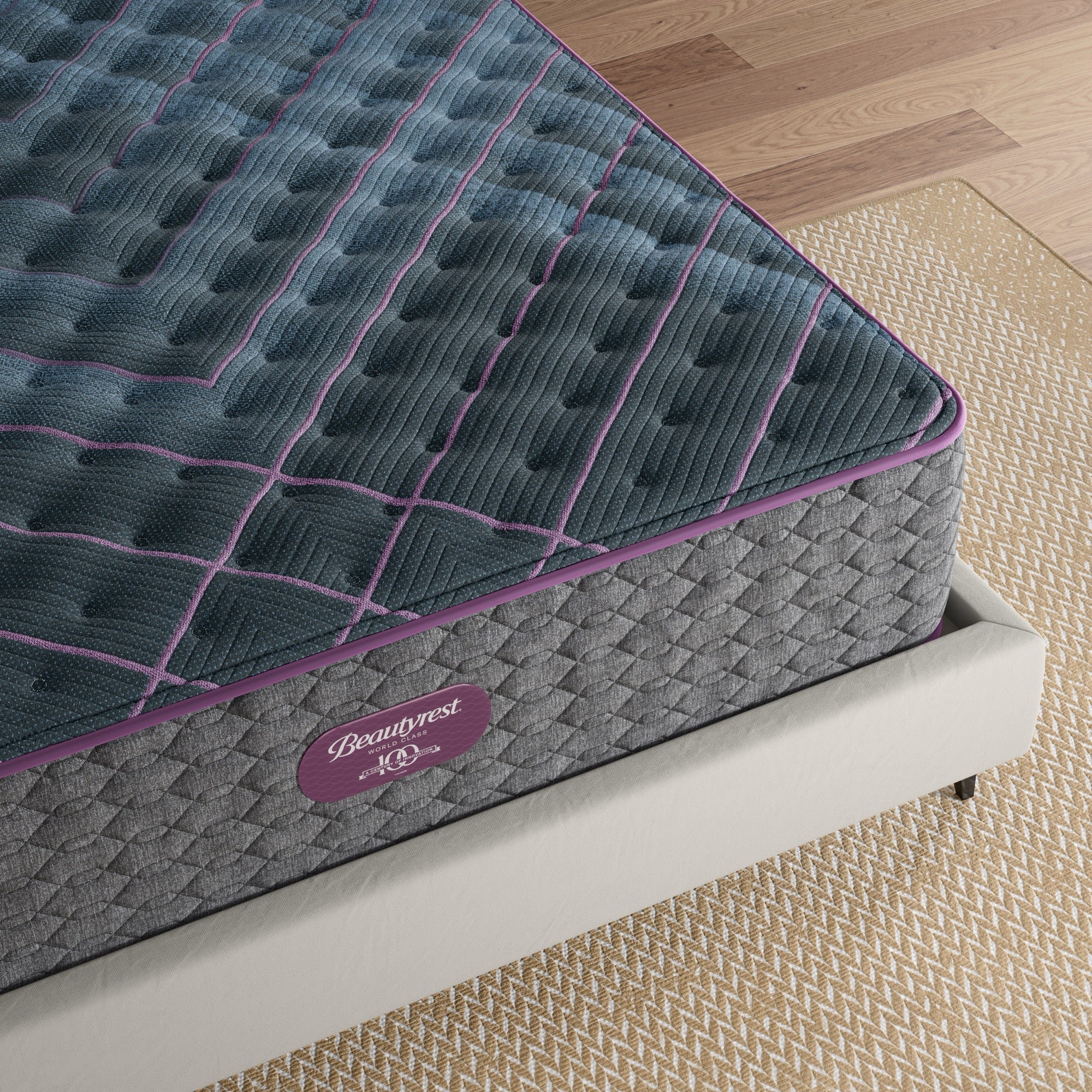 Beautyrest World Class Level 3 Extra Firm King Mattress - Adams Furniture